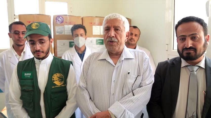 وزير الصحة مع مركز الملك سلمان