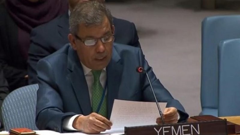 مندوب اليمن الدائم لدى الامم المتحدة السفير عبدالله السعدي