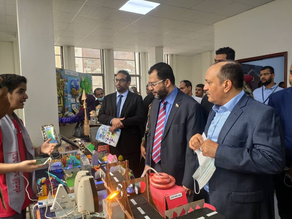 وزير المياه خلال فعاليات الاحتفاء باليوم الوطني للبيئة