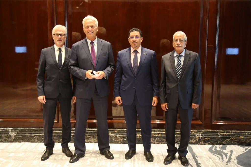 وزير الخارجية خلال اللقاء