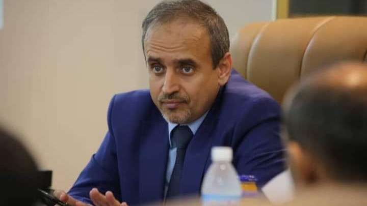 وزير التعليم العالي والبحث العلمي والتدريب الفني والمهني الدكتور خالد الوصابي