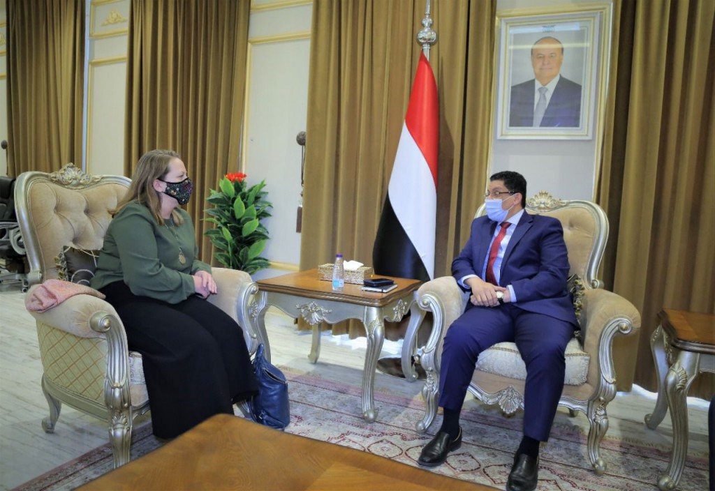 وزير الخارجية خلال اللقاء