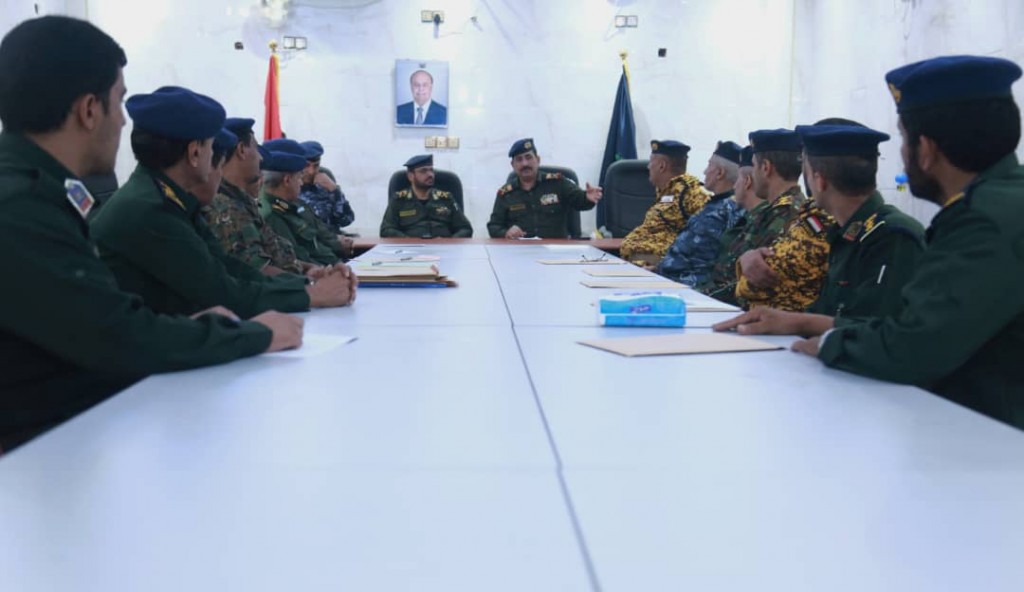 وزير الداخلية خلال الاجتماع