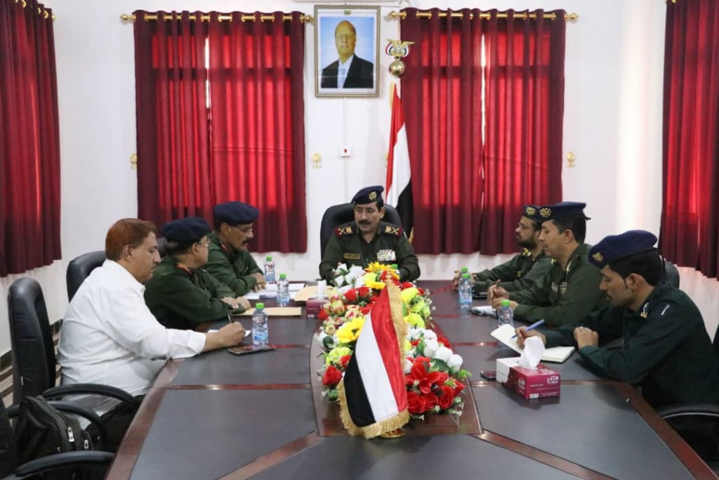 وزير الداخلية خلال الاجتماع
