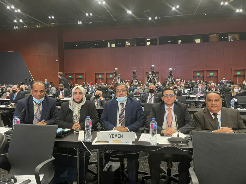 وزير العدل خلال المؤتمر