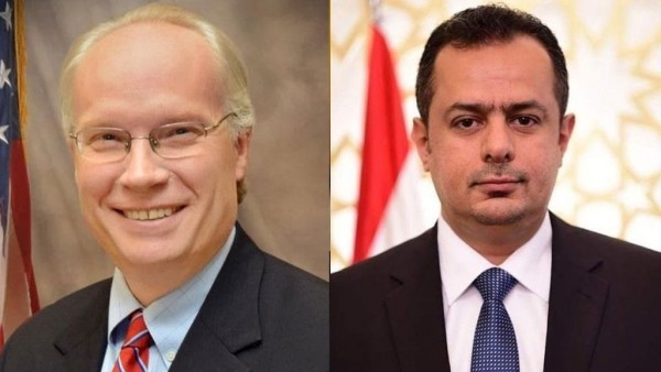 رئيس الوزراء مع المبعوث الأمريكي الخاص