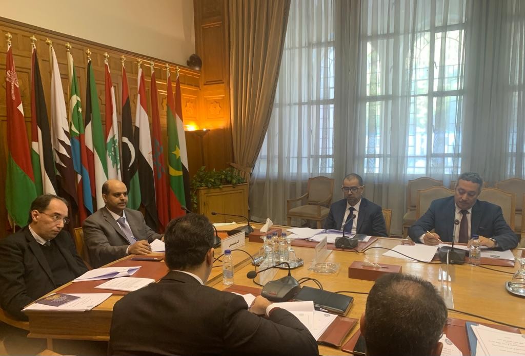 وكيل وزارة الشؤون القانونية وحقوق الإنسان نبيل عبدالحفيظ في اجتماع فريق الخبراء الحكوميين العرب
