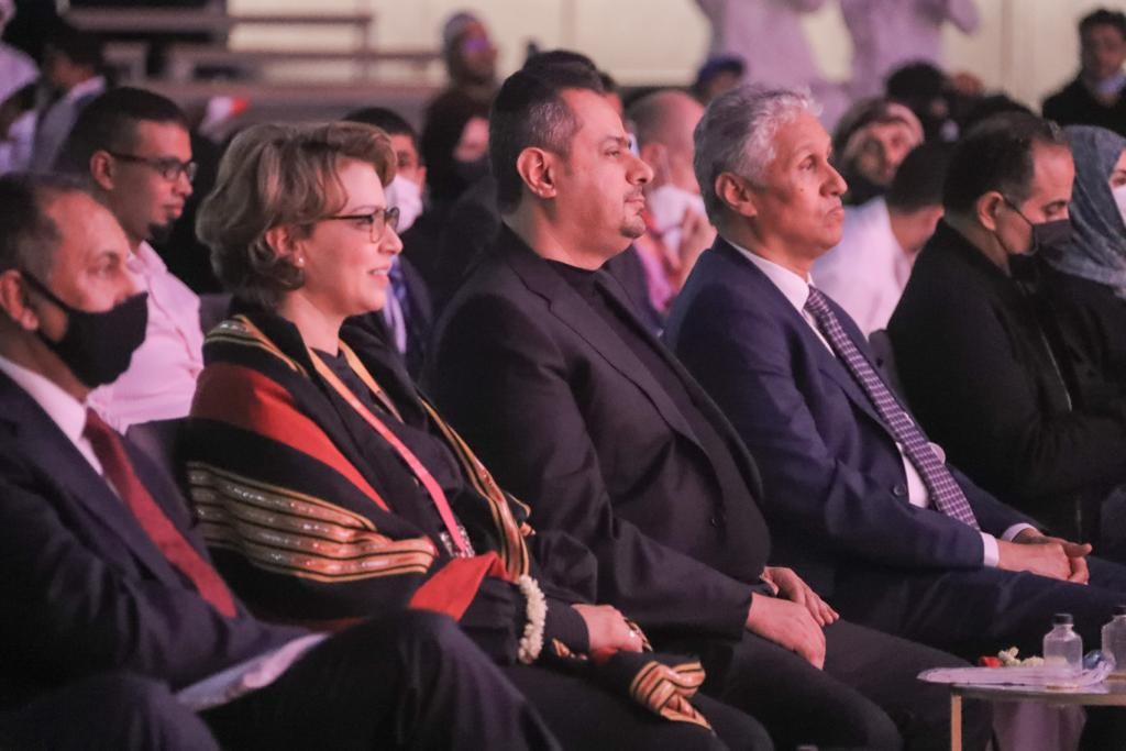 رئيس الوزراء خلال الحفل
