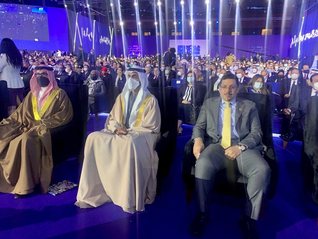 وزير الخارجية خلال المشاركة في منتدى شباب العالم