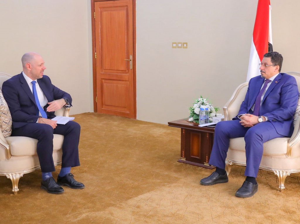 وزير الخارجية خلال اللقاء