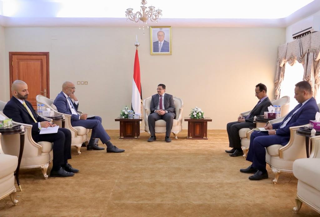 وزير الخارجية خلال اللقاء