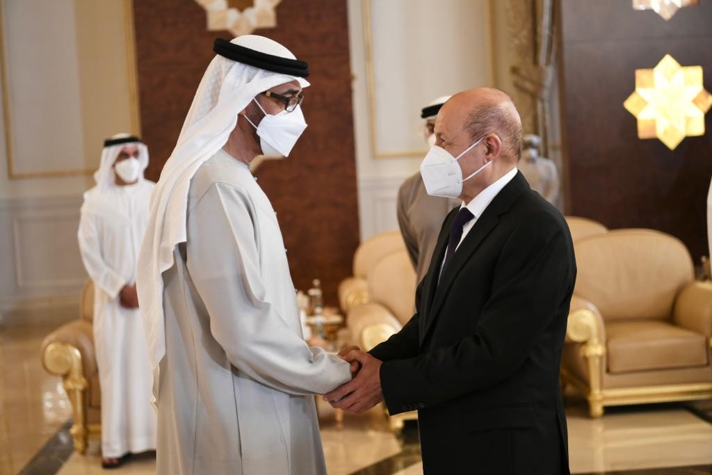 فخامة الرئيس العليمي مع الشيخ محمد بن زايد
