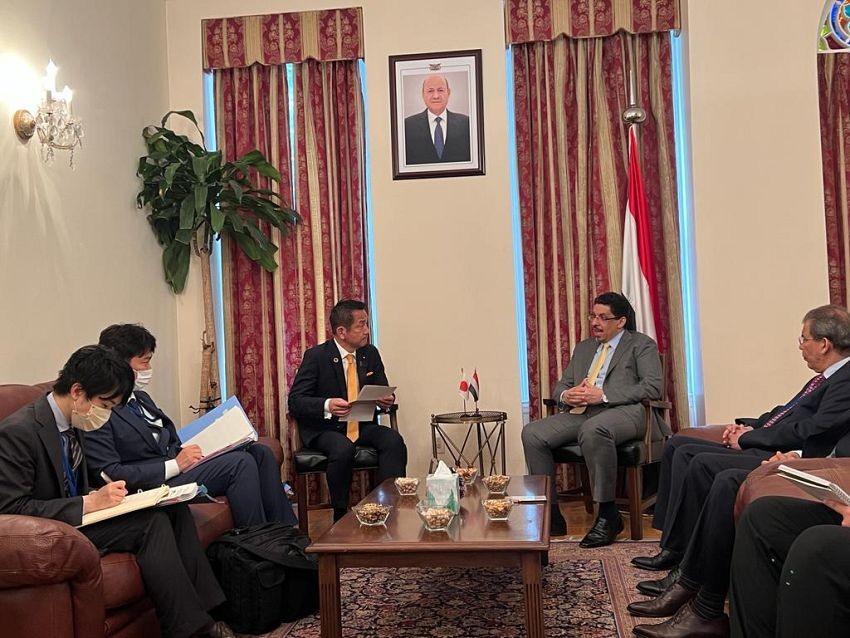 وزير الخارجية خلال اللقاء