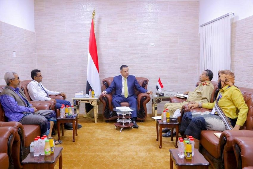 رئيس الوزراء خلال اللقاء