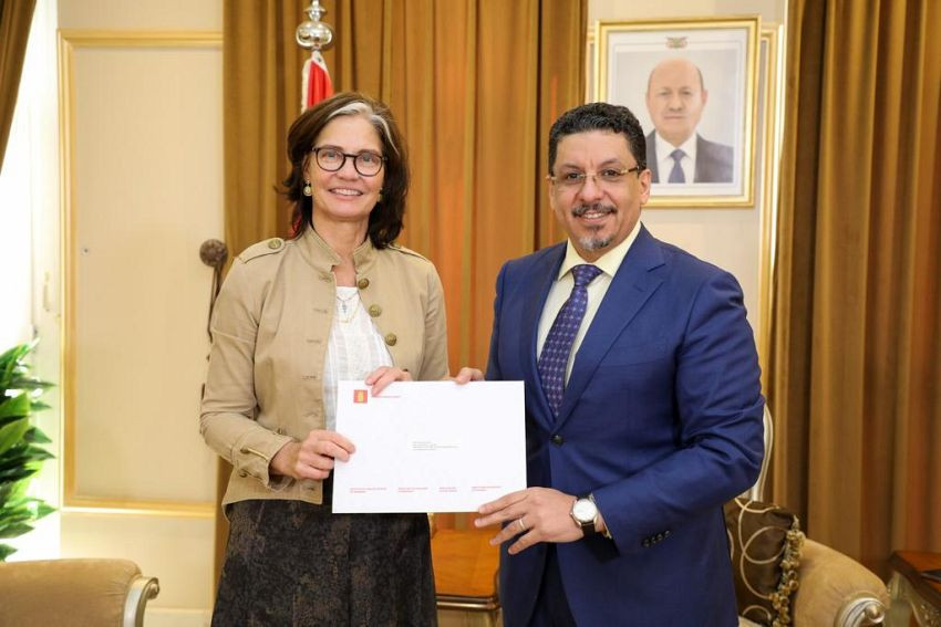 وزير الخارجية خلال اللقاء