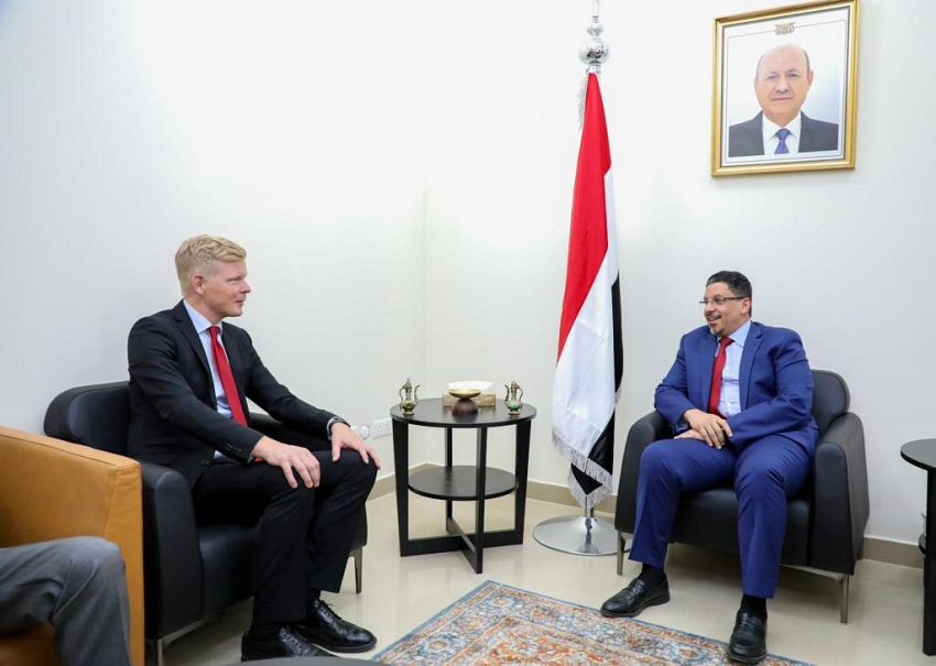 وزير الخارجية خلال اللقاء