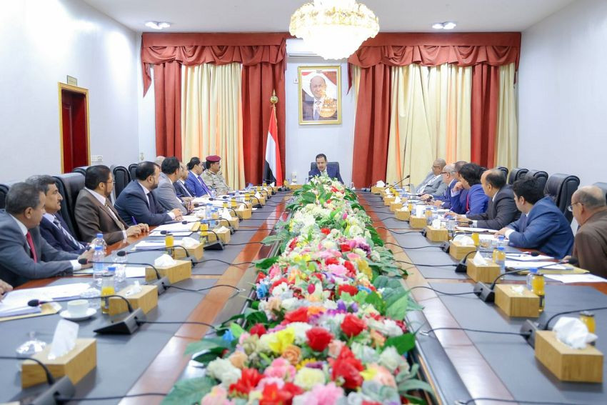 اجتماع مجلس الوزراء برئاسة رئيس المجلس الدكتور معين عبدالملك