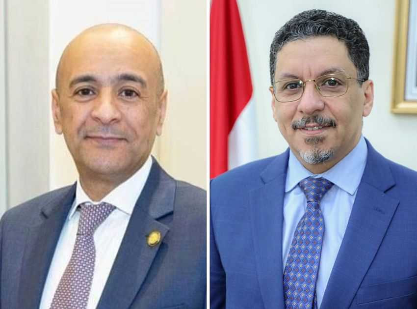 وزير الخارجية خلال اللقاء