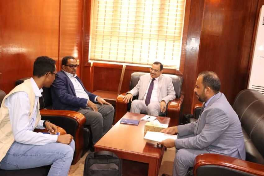 وزير الزراعة والري والثروة السمكية خلال اللقاء
