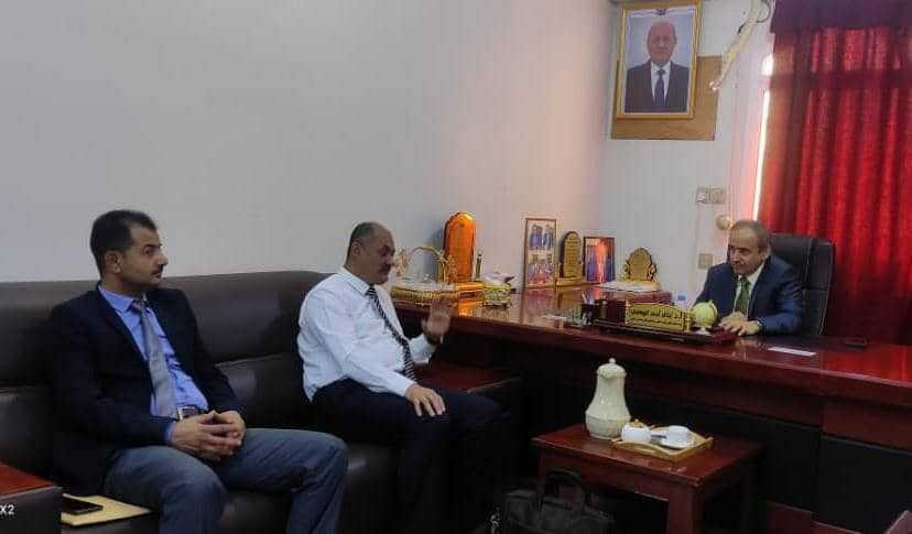 وزير التعليم العالي خلال اللقاء