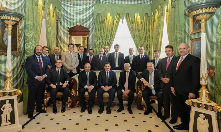 وزير الخارجية خلال اللقاء