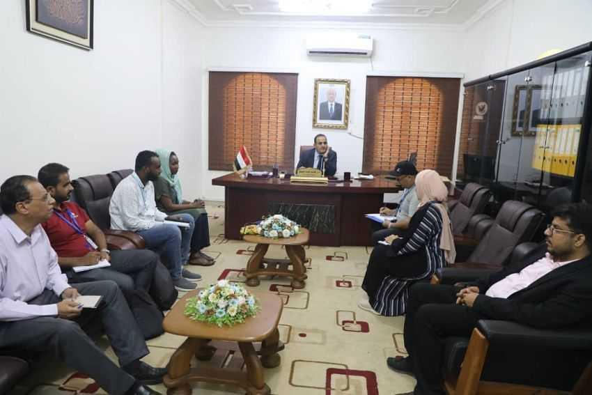 وزير الصحة خلال اللقاء