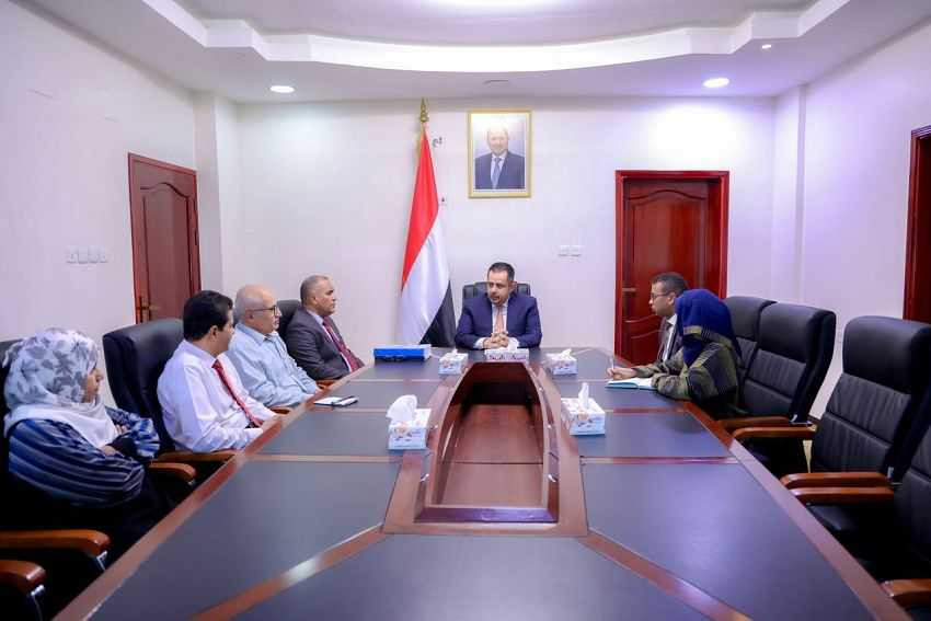 رئيس الوزراء خلال اللقاء