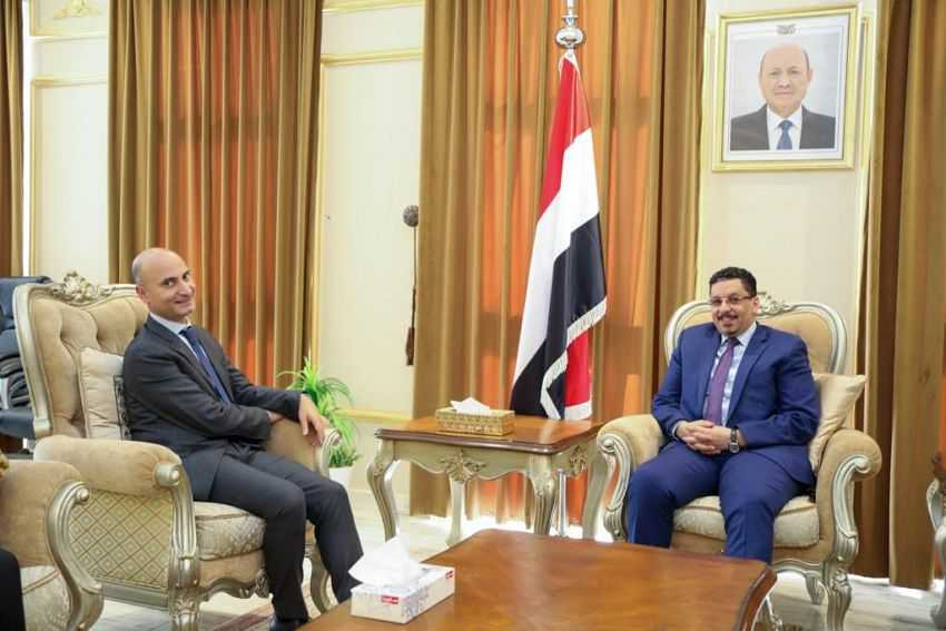 وزير الخارجية خلال اللقاء