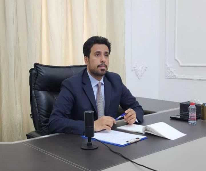 رئيس الهيئة، محمد الغيثي خلال الاجتماع
