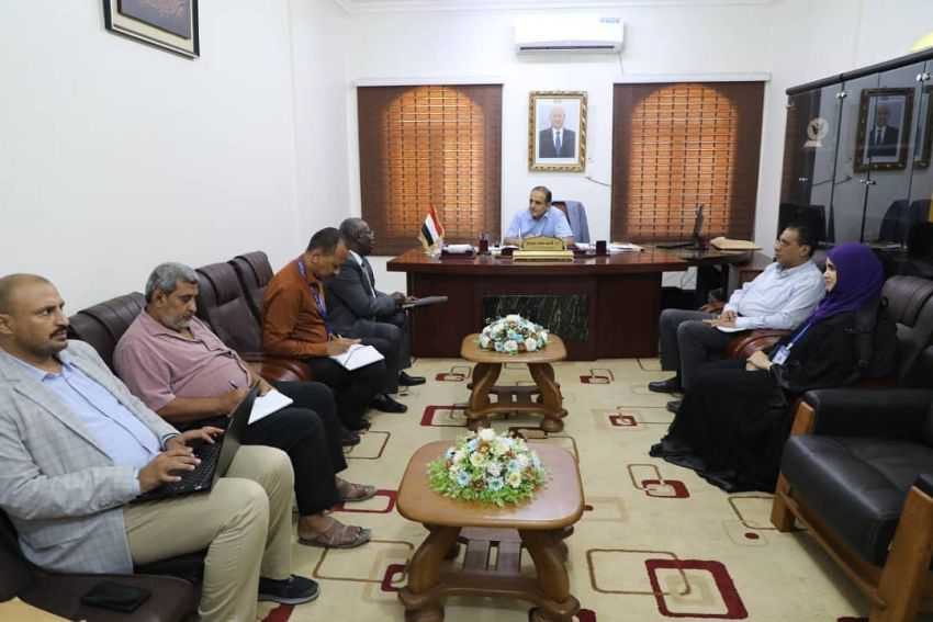 وزير الصحة خلال اللقاء