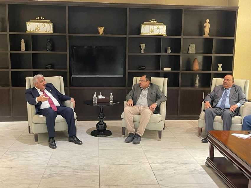 وزير الزراعة والري والثروة السمكية خلال اللقاء