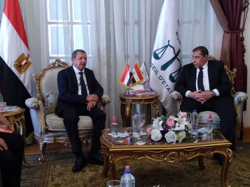 رئيس مجلس القضاء الأعلى خلال اللقاء