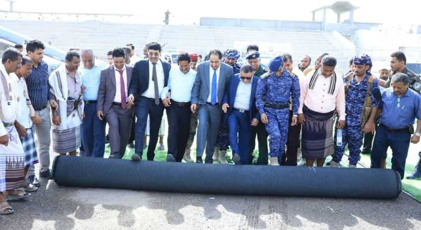 وزير الشباب والرياضة خلال التدشبن