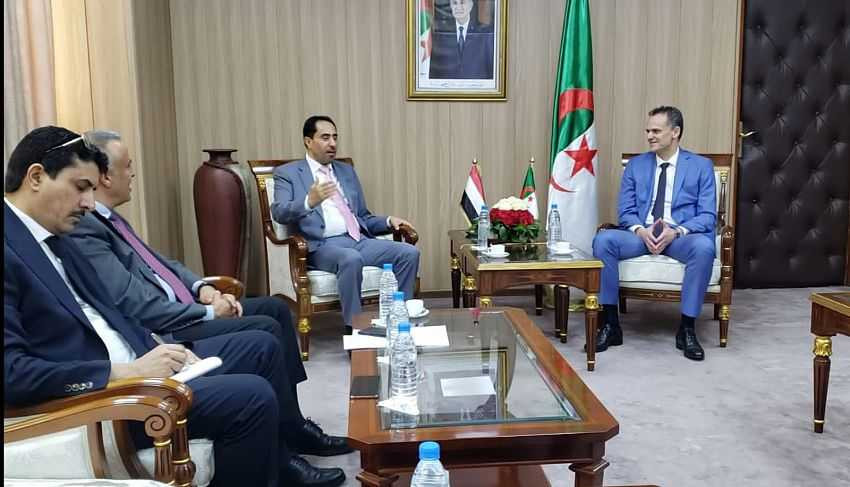 وزير الشباب والرياضة خلال اللقاء