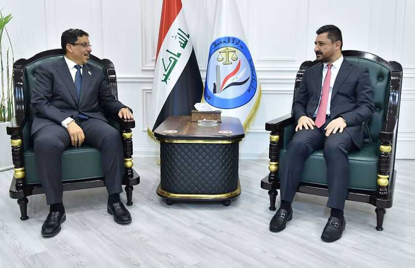 وزير الخارجية خلال اللقاء