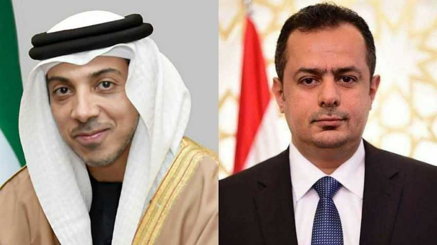 رئيس الوزراء مع نائب رئيس دولة الإمارات