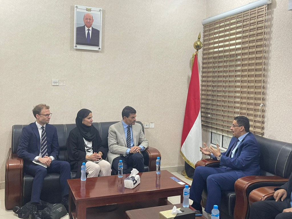 وزير الخارجية يلتقي المدير الإقليمي لمنظمة (NOREF) النرويجية