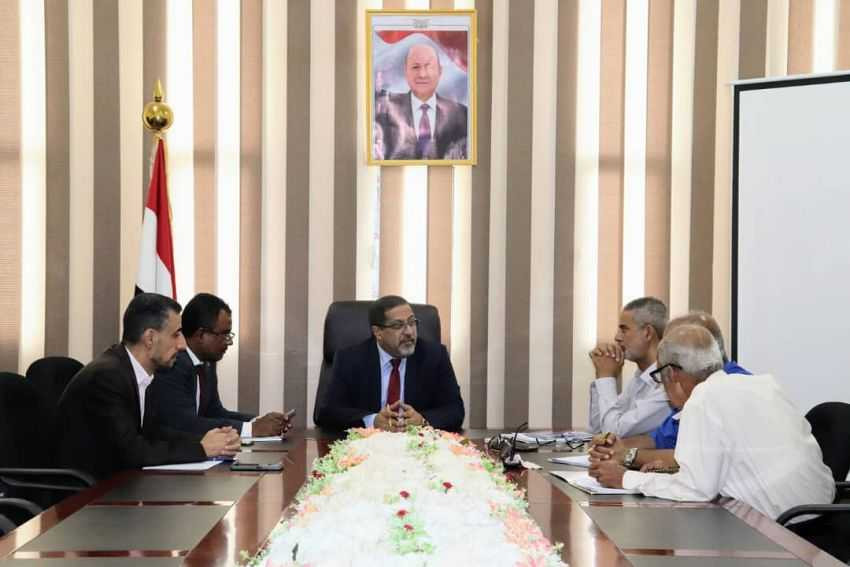 وزير العدل خلال اللقاء