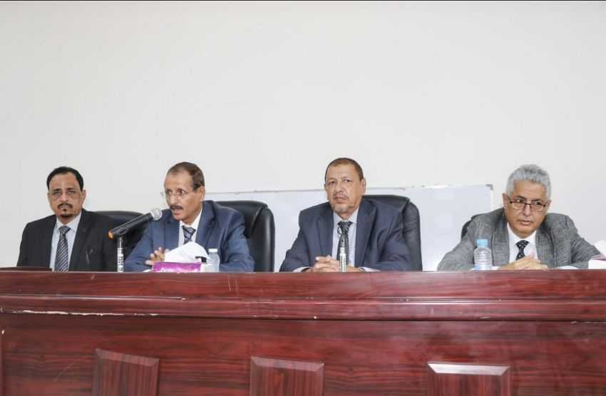 رئيس مجلس القضاء الأعلى خلال اللقاء
