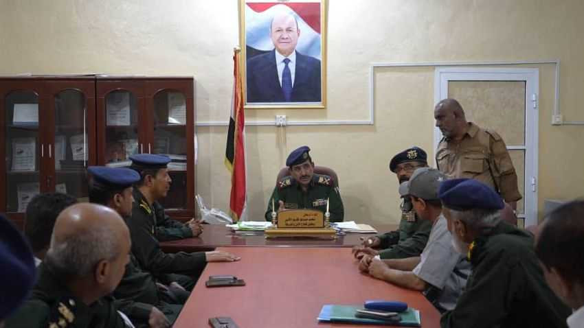 وزير الداخلية خلال الاجتماع