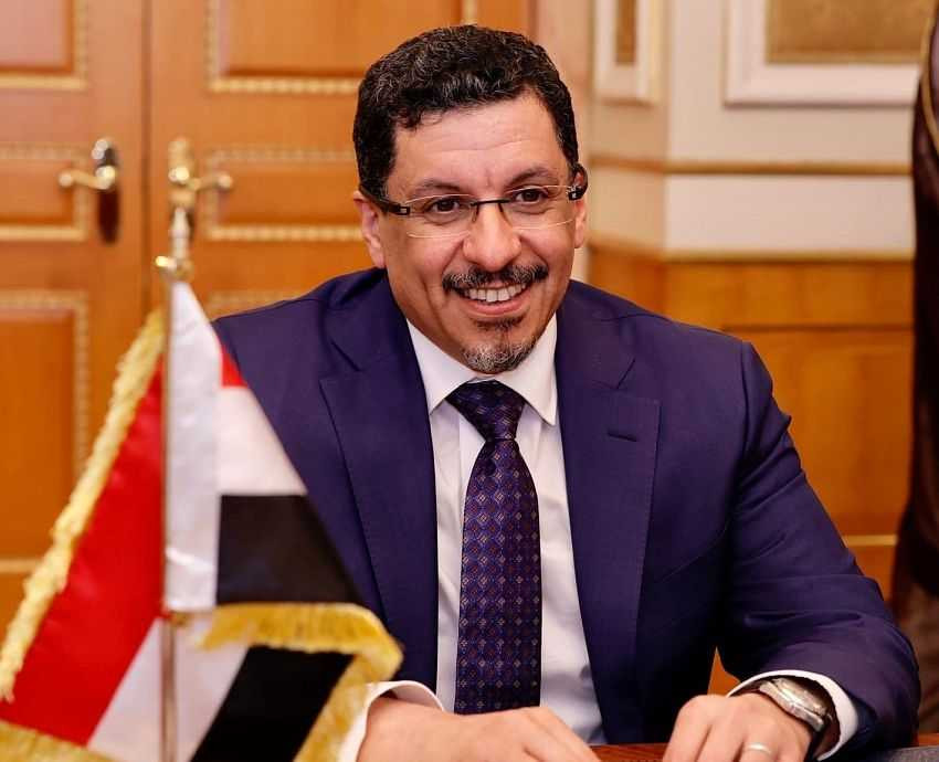 وزير الخارجية خلال المشاركة