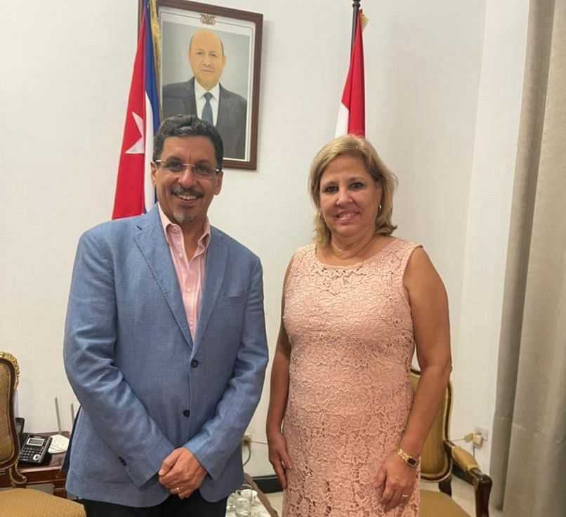 وزير الخارجية خلال اللقاء
