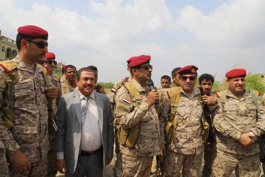 زيارة رئيس الأركان للمنطقة العسكرية الخامسة