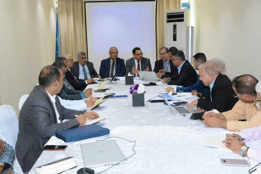 اجتماع لوزير التخطيط والتعاون الدولي ضم وزير الزراعة والري والثروة السمكية