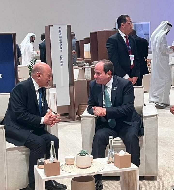 لقاءات رئيس مجلس القيادة الرئاسي على هامش قمة المناخ