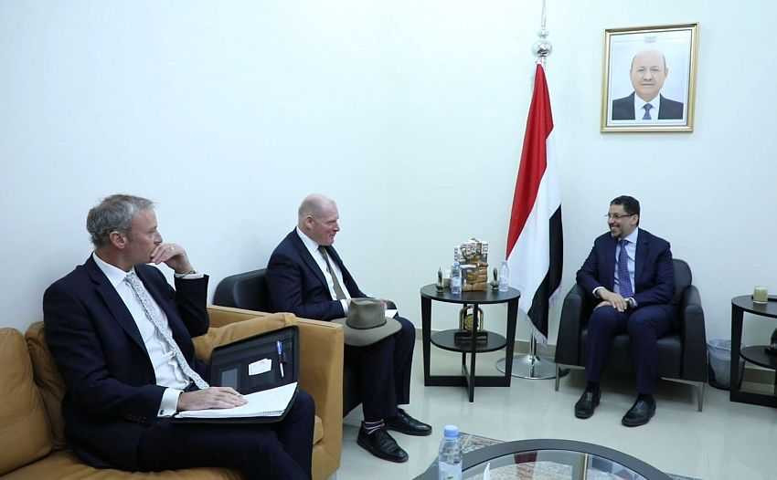 لقاء وزير الخارجية مع سفيري استراليا ونيوزيلندا