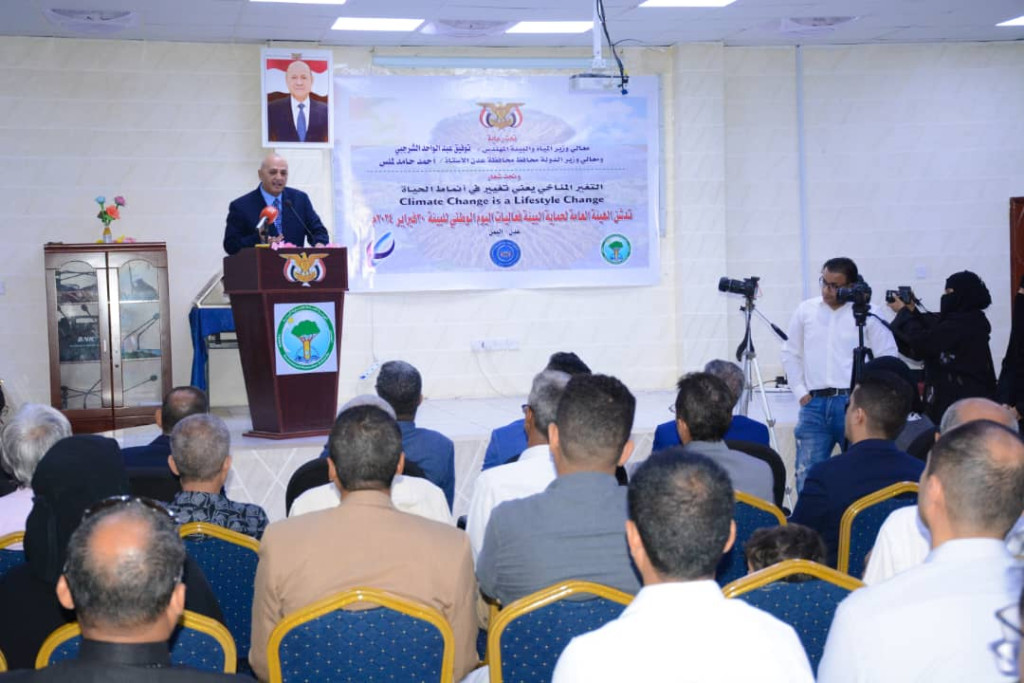 وزير المياه والبيئة يدشن فعالية اليوم الوطني للبيئة ويتفقد محمية الحسوة