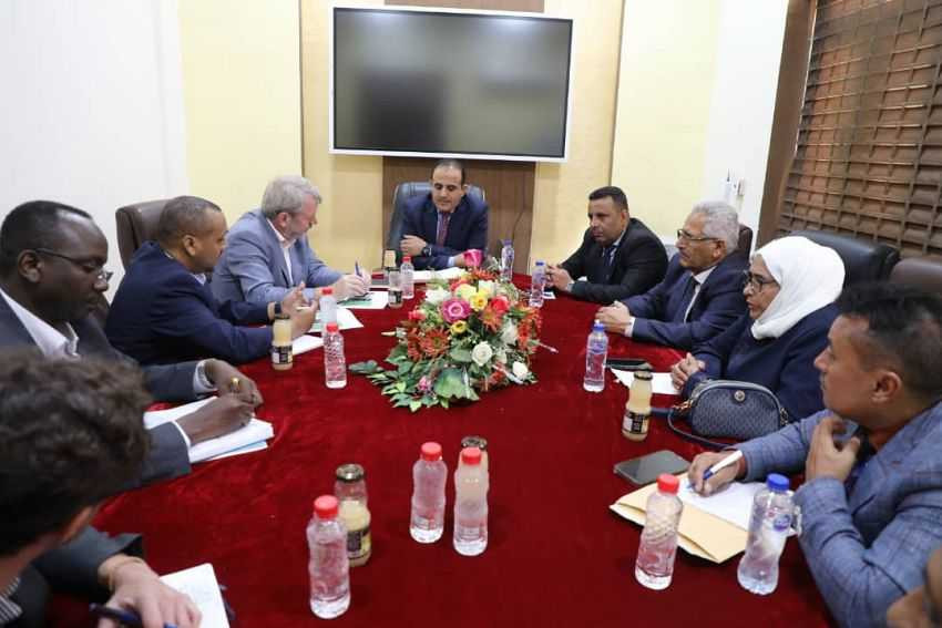 لقاء وزير الصحة مع ممثل منظمة اليونيسيف