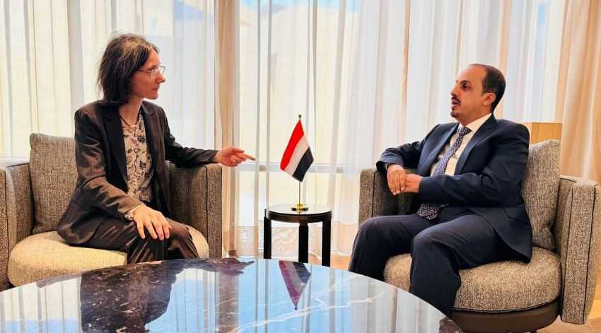 لقاء وزير الإعلام بالسفيرة الفرنسية