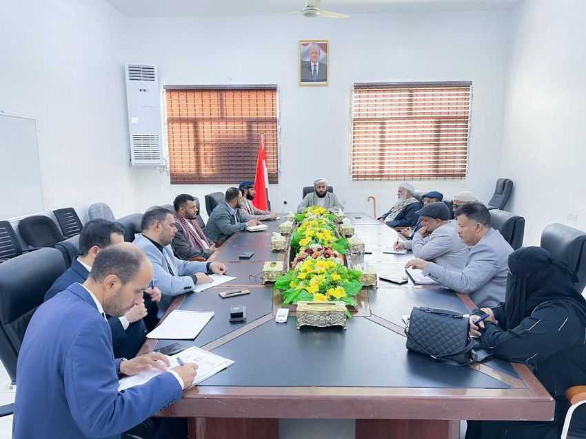 اجتماع وزير الأوقاف لمجلس الوزارة